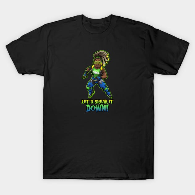 Let's Break It Down! T-Shirt by Red_Flare_Art